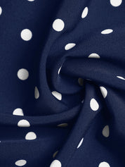 Camille Laurent | Polka Dot Riviera Maxi Dress