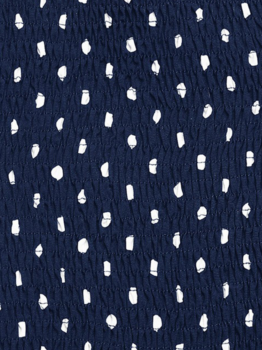 Camille Laurent | Polka Dot Riviera Maxi Dress