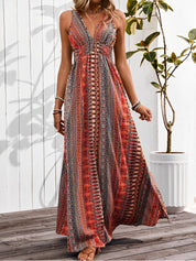 Solmara Drift | Bohemian V-Neck Maxi Dress