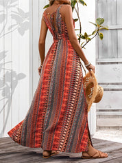 Solmara Drift | Bohemian V-Neck Maxi Dress
