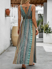 Solmara Drift | Bohemian V-Neck Maxi Dress