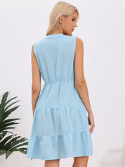 Avelisse Breeze | Tiered Sleeveless Mini Dress