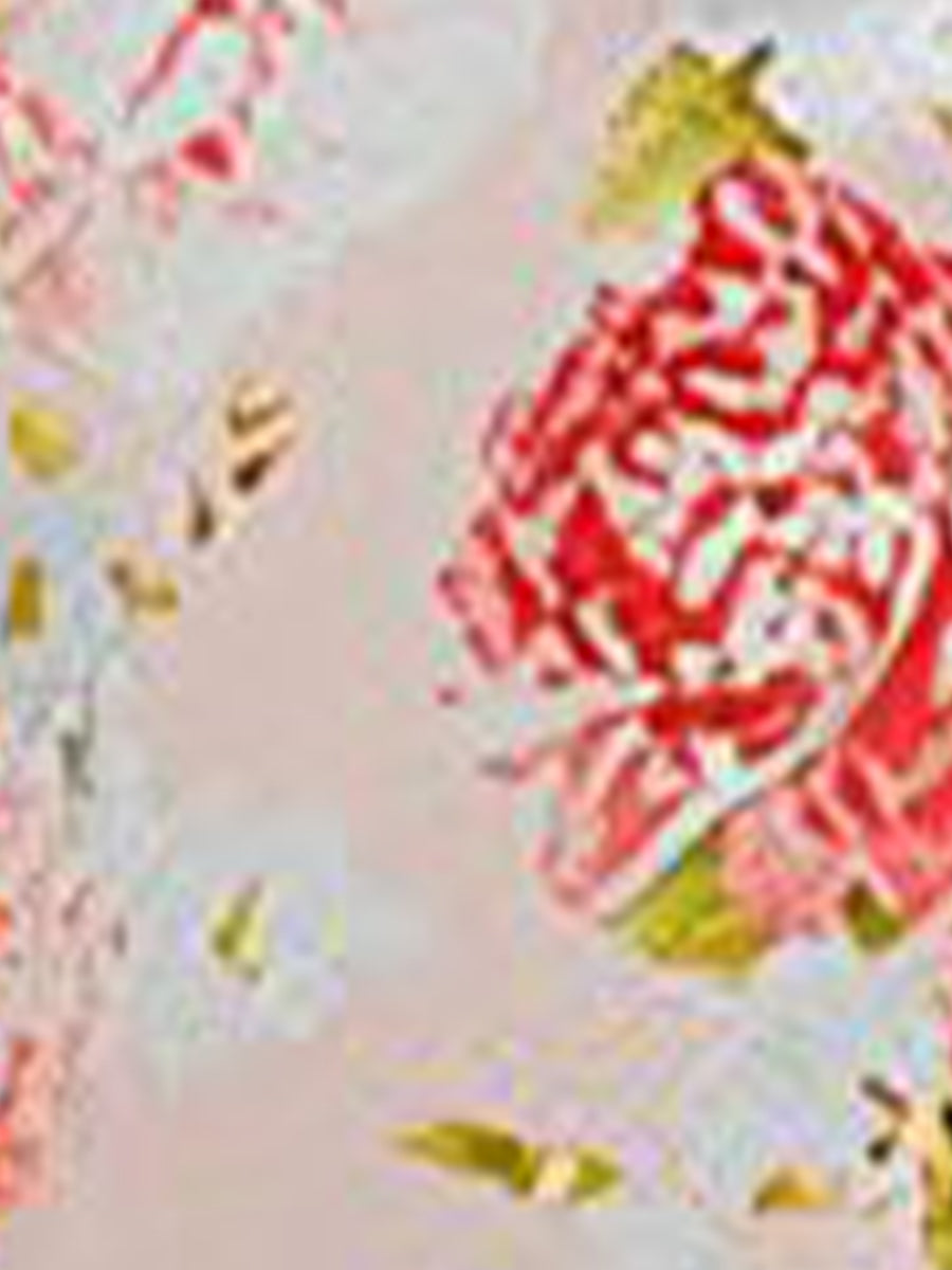 Aurelia Whisper | Ruffle Trim Floral Maxi Dress For Women