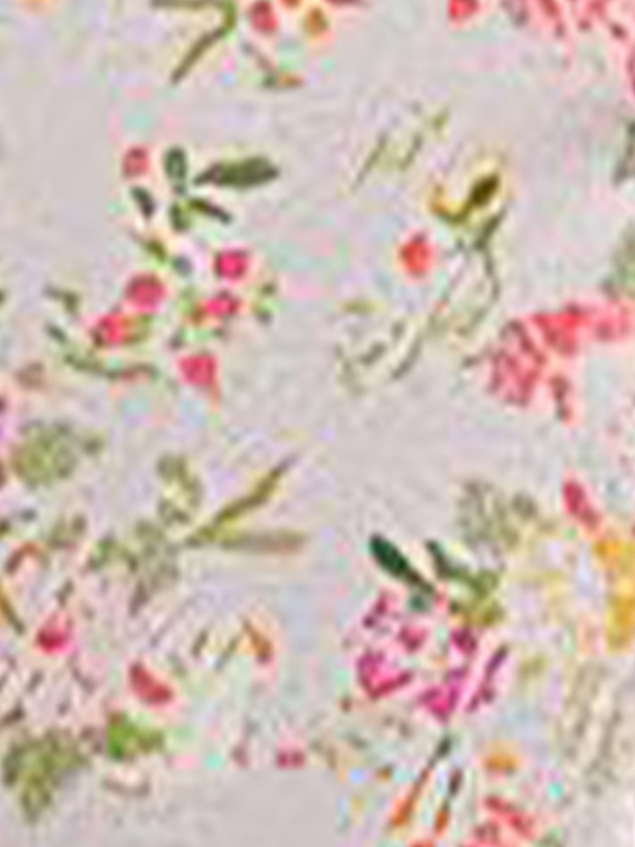 Aurelia Whisper | Ruffle Trim Floral Maxi Dress For Women