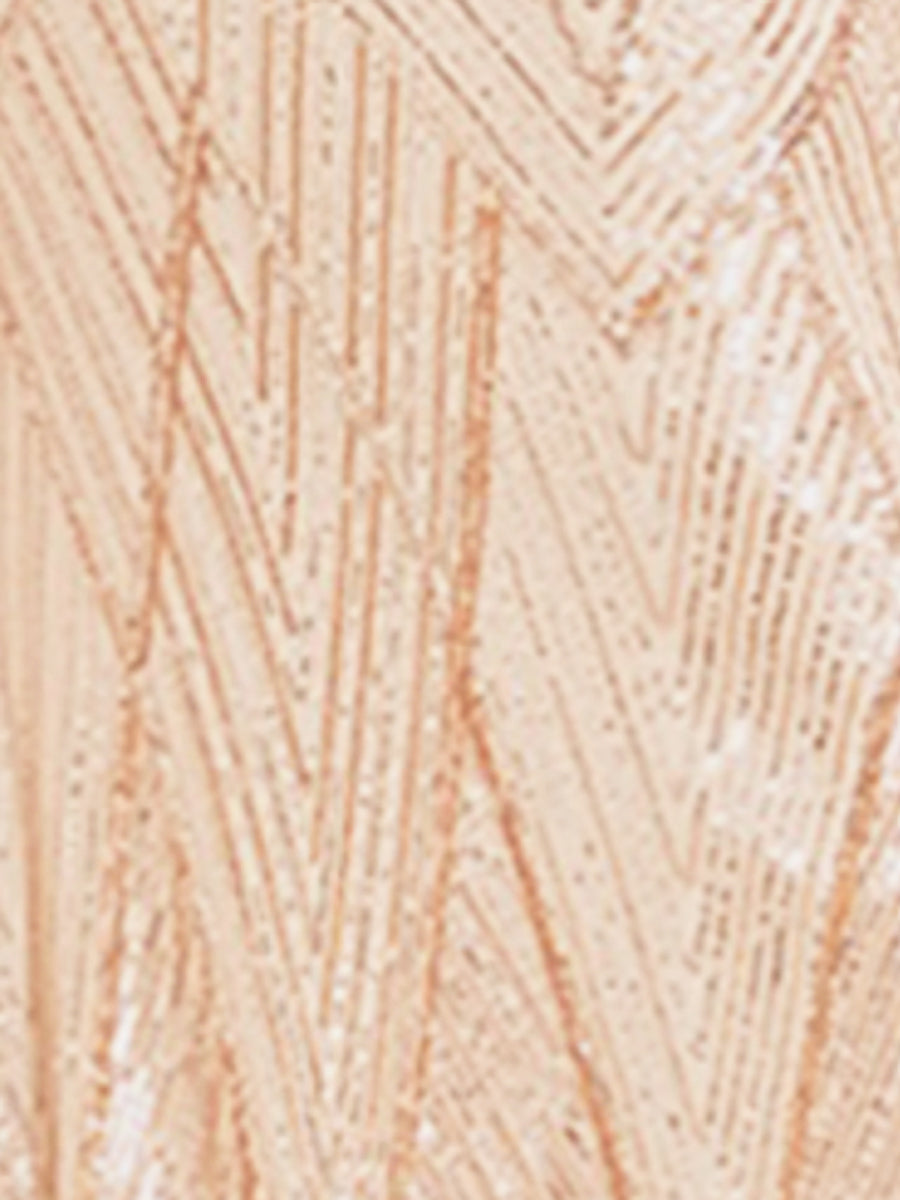 Aurelis Radiance | Sequin Geometric Maxi Gown