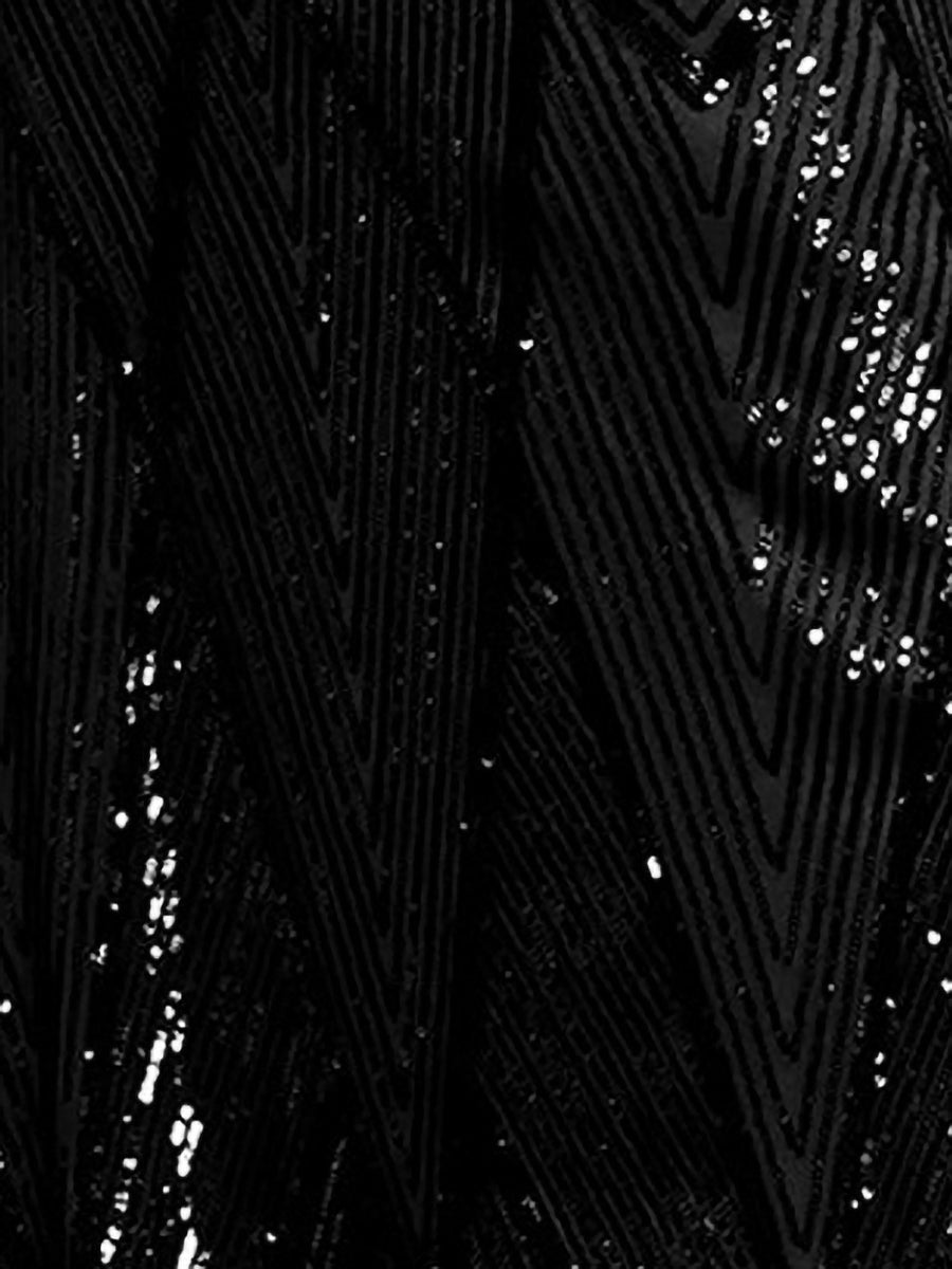 Aurelis Radiance | Sequin Geometric Maxi Gown