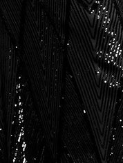 Aurelis Radiance | Sequin Geometric Maxi Gown