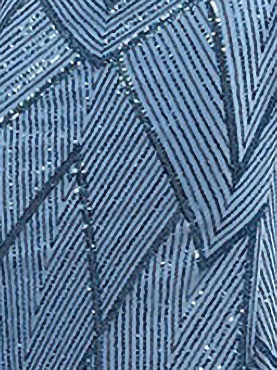 Aurelis Radiance | Sequin Geometric Maxi Gown