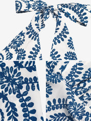 Taylor Hallow | Mediterranean Breeze Halter Maxi Dress