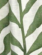 Emma Brendel | Coastal Leaf Tie-Strap Midi Dress